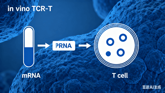 In Vivo mRNA编码TCR-T疗法